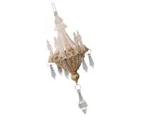 WKabnkn Paillettes scintillanti Acrilico Cristallo Lampadario Ornamento Infrangibile Albero di Natale Decorazione Per Mantelli Albero Finestra Festival Cristallo Ciondolo Stella