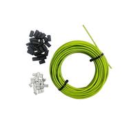 WKabnkn Set di cavi da pesca in acciaio rinforzato resistente all'abrasione 150 kg resistenza fucile compatibilità attrezzatura da pesca a prova di ossidazione in acqua salata