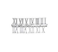 WKabnkn Set di numeri per orologio da parete Numeri Lancette Ricambio Numeri Arabi Numeri Romani Parti di Ricambio Accessori Targa