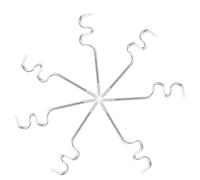 WKabnkn Supporto per asta per tende Staffe resistenti senza vite aste per tende ganci ganci per tende singole aste per tende staffa singola