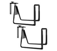 WKabnkn Supporto per tubo flessibile da parete nero per giardino garage Heavy Duty Water Rack Cord Storage Supporto di ricambio Gancio a parete Heavy Duty