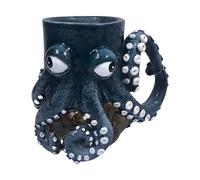 WKabnkn Tazza da bere in resina di grande capacità pirata boccale da birra Boccale per bevande con manico Accessori da collezione Boccale da birra in resina antica