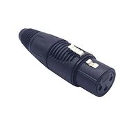 WKabnkn XLR 3 Pin Maschio/Femmina Mic Microfono Connettore Facile Installazione XLR Adattatore Spina