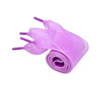 WKAIYUAN 1 paio di stringhe for scarpe in organza da donna lacci con fiocco piatto fiocco con fiocco scarpe di tela scarpe da ginnastica sneakers lacci sportivi(Violet,140cm)