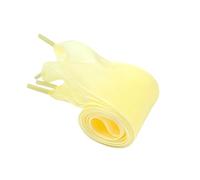 WKAIYUAN 1 paio di stringhe for scarpe in organza da donna lacci con fiocco piatto fiocco con fiocco scarpe di tela scarpe da ginnastica sneakers lacci sportivi(Beige,140cm)