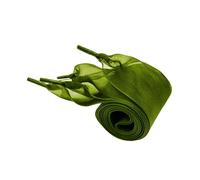 WKAIYUAN 1 paio di stringhe for scarpe in organza da donna lacci con fiocco piatto fiocco con fiocco scarpe di tela scarpe da ginnastica sneakers lacci sportivi(Moss,140cm)