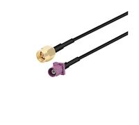 WKAIYUAN 1PC Fakra ZC spina maschio a SMA RG174 cavo adattatore di estensione antenna GPS RF coassiale pigtail for auto veicolo(SMA M to Fakra H M,15CM)