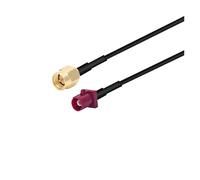 WKAIYUAN 1PC Fakra ZC spina maschio a SMA RG174 cavo adattatore di estensione antenna GPS RF coassiale pigtail for auto veicolo(SMA M to Fakra D M,25CM)