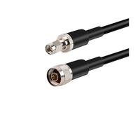 WKAIYUAN Cavo di prolunga coassiale RF LMR400 da 50 Ohm 50-7, adattatore a treccia, 1 pezzo, 1 m, 2 m, 3 m, 10 m, SMA maschio a connettore N(SMA M to N M,15M)