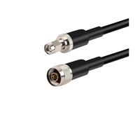 WKAIYUAN Cavo di prolunga coassiale RF LMR400 da 50 Ohm 50-7, adattatore a treccia, 1 pezzo, 1 m, 2 m, 3 m, 10 m, SMA maschio a connettore N(RP SMA M to N M,5M)