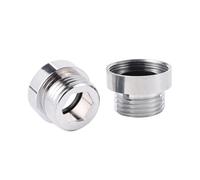 WKAIYUAN Connettore for Rubinetto dell'Acqua con Filettatura Femmina M22 M24 e Filettatura Maschio da 1/2", Adattatore for irrigazione da Giardino, Accessori for Lavaggio Auto(M24)