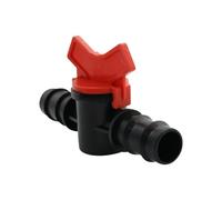WKAIYUAN Valvola for rubinetto da giardino da 1/2 pollice e 3/4 pollice for tubo da 16/20/25 mm, valvola for irrigazione dell'acqua, mini valvola, connettori Waterstop, adattatore for tubo da giardino