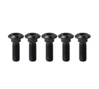 WKAIYUAN Vite for disco freno for moto in titanio Bulloni for rotore freno a disco Fissaggio M8*20 25 30mm for fissaggio disco ruota flottante(Black,5pcs M8x20mm)
