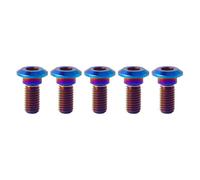 WKAIYUAN Vite for disco freno for moto in titanio Bulloni for rotore freno a disco Fissaggio M8*20 25 30mm for fissaggio disco ruota flottante(5pcs M8x25mm)