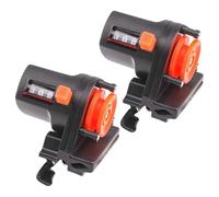 wkao 2 contatori di profondità da pesca, misurazione accurata fino a 999 metri, strumento portatile per addominali, design facile da usare