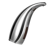 wkao Dispenser automatico di sapone touchless, dispenser di disinfettante per le mani, 300 ml, impermeabile IPX6/IPX7, sensore a infrarossi, colore argento, per cucina e bagno