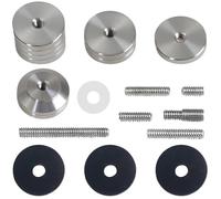 wkao Kit di pesi stabilizzatori per tiro con l'arco, struttura in lega, include 4 pesi e 6 viti, compatibile con archi ricurvi e composti, riduce al minimo le vibrazioni e migliora l'equilibrio