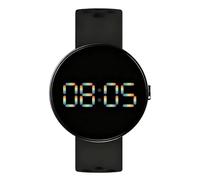 wkao Orologio sportivo principale impermeabile dello schermo rotondo: orologio digitale alla moda