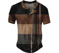 WKAYsIV Camicia-Uomo-Elasticizzata-Manica-Corta Camicia da Uomo per attività, a Maniche Lunghe, Asciugatura Rapida, Escursioni, Lavoro Donna Righe Pacchetti Regalo L 11.99