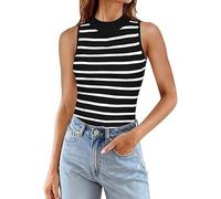 WKAYsIV Canotta-Maniche-Elegante-Camicette Canotta da donna, senza maniche, con scollo a V, elegante, casual, basic Canotte Donna Estive Particolari regalo natale 2024 bambini M 10.99