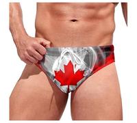WKAYsIV Costumi da Bagno Uomo Fantasia Slip Vita Alta Modellante Costume Uomini Swimming Brief per Mare Piscina Pantaloncini Donna L 0.99