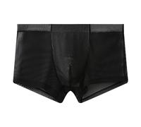 WKAYsIV Costumi Uomo Slip Microfibra Mutande Elastico T-Shirt Sexy da Perizoma in Corda Intrecciata Cotone, Biancheria Intima Singola Piccante Ragazzo M 0.99