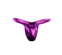 WKAYsIV Da Mare Uomo Tanga Sexy Hot Perizoma Pelle Gay String Aperto Mutande Slip Maschile Bikini a Vita Bassa T-Back Mankini Party Senza Cuciture Taglia Unica 0.99