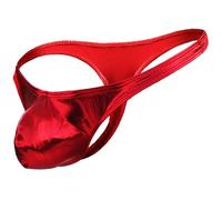 WKAYsIV Slip da Uomo Sexy String Perizoma Hot Tanga Thong Mutande Pizzo a Rete Traspirante Bikini Morbidi Vita Bassa Attraverso T-Back Donna Contenitivi Pancia Taglia Unica 0.99
