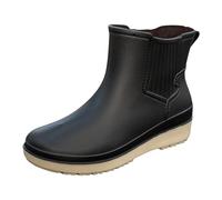 WKAYsIV Stivali Pioggia Donna Gomma Donna, Resistenti all'Usura Comode Leggere Pioggia, da Antiscivolo Stivaletti Bambino 31 41 15.99