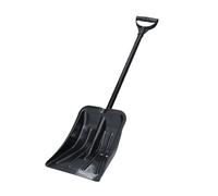 Wkclnfs Pala da neve lunga 96 cm con profilo in alluminio, pala da neve rimovibile con impugnatura a D per vialetti, campeggio, pupazzo di neve