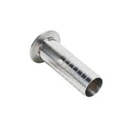 WKEWANG Connettore for Tubo Flessibile a Montaggio rapido SS304 Adattatore for Tubo Flessibile Tri Clamp da 3/4"-2" in Acciaio Inossidabile Tipo Lungo L=100mm 150mm 200mm(K50.5XOD32XL200 292g)