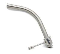 WKEWANG SS304 Tri Clamp Racking Arm Valve 1,25" 1,5" 180 Gradi Rotazione sicura Racking Arm Acciaio Inossidabile(1.5inch 2760g)