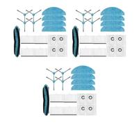 WKFBIFLY 3 Set Compatibile Con Cecotec Conga 7490 Immortal/8290 Kabum Smart 900 Aspirapolvere Pezzi di Ricambio Pennello Mop Parte del Filtro