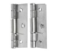 WKFBIFLY Cerniera for porta a molla con chiusura automatica da 2 pezzi in acciaio inossidabile for armadi più vicini hardware for mobili a rimbalzo automatico(4inch)
