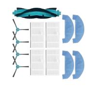 WKFBIFLY Compatibile con i pezzi di ricambio for aspirapolvere Cecotec Conga 7690 Immortal Max: spazzola principale, spazzola laterale, filtro HEPA, kit di sostituzione del panno for mocio