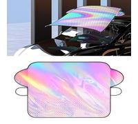 WKJEIGHT Parasole Auto Parabrezza Interno per Mazda Kai, Anteriore Ombrello Riflettente Protezione UV e dal Calore Cruscotto Copriparabrezza dal Sole Isolato Visiera