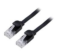 WKJS000201 Cavo patch in fibra ottica U/UTP 6 Line Cu PVC nero 10 m 32AWG BASEUS