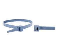 WKK 150126671 Fascetta per cavi 200 mm 4.80 mm Blu rilevabile 100 pz.