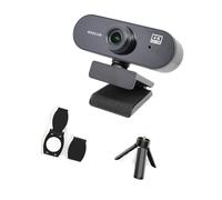 Wkldjf 1 set di webcam desktop 1080P / 2K / 4K video con supporto flessibile e copertura per la privacy per videochiamate e streaming Webcam supporto regolabile