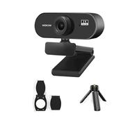 Wkldjf 1 set di webcam desktop 1080P / 2K / 4K video con supporto flessibile e copertura per la privacy per videochiamate e streaming Webcam supporto regolabile