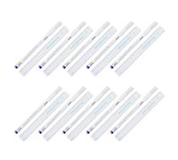 Wkldjf 10 pennarelli a doppia punta per sopracciglia, con righello di carta, a doppia punta, per posizionare il trucco