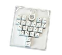 Wkldjf 21 copritasti a forma di cuore a forma di farfalla, altezza originale, migliora il comfort e la durata nella digitazione keycap compatibili