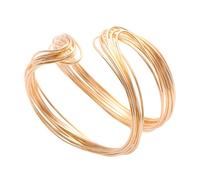 Wkldjf Bracciale aperto moderno con dettagli unici della linea, leggero, catena da mano da 43 g, perfetto per l'uso quotidiano braccialetto minimalista in oro