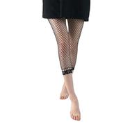 Wkldjf Collant da donna elasticizzati corti in pizzo con fiore in pizzo a capris collant a rete velati leggings sottogonna mezza slip collant elasticizzati da donna, 902 medium1, Taglia unica