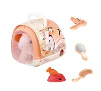 Wkldjf Elettronico Peluche Pet Toy Peluche Animale Robotico Cane Conigli per Bambino Early Learning Gioco di Ruolo Allevare un animale