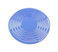 Wkldjf Portabottiglie multiuso e sottobicchieri, tappetino con manico a rete per bottiglie, borsa portatile per casa, cucina, borsa pieghevole all'aperto, Blu, One Size