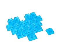 Wkldjf Si illumina attraverso il modello di cuore appannato Keycap Set 21Keys Altezza originale materiali PC per tastiere personalizzazione altezza originale