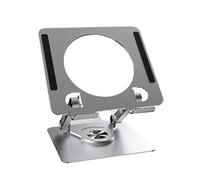 Wkldjf Supporto per tablet, pieghevole in lega di carbonio, supporto per laptop, rotazione a 360 gradi, dissipazione del calore, supporto da tavolo per uso domestico e da viaggio