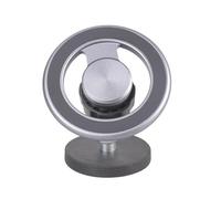 Wkldjf Supporto per telefono con base da 43 mm e rotazione a 360 gradi, supporto mobile a doppio lato per mani facile visualizzazione durante gli allenamenti Dock in metallo portatile