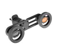 Wkldjf Supporto per telefono girevole a 360 gradi per telefoni doppi Facile Nessuno Strumenti Installare Forte Tenute su Strade Dimensioni compatte Doppio Gancio Supporto per auto